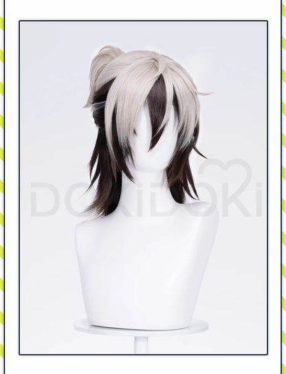 IN STOCK Rei Wig Game Nu: Carnival DokiDoki Men Long Hair Rei Cosplay High Heat Resistant Hair Free Wig Cap