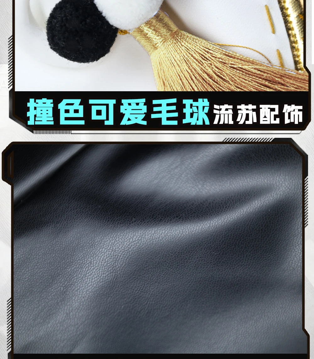 Dialyn Cosplay Costume Wig Zenless Zone Zero Uniform Earrings Headwear Telephone Prop Halloween Party Carnival for Women Girls