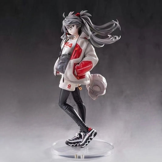 25cm Neon Genesis Evangelion Asuka Langley Soryu PVC Action Figure Statue Model Toy Gift