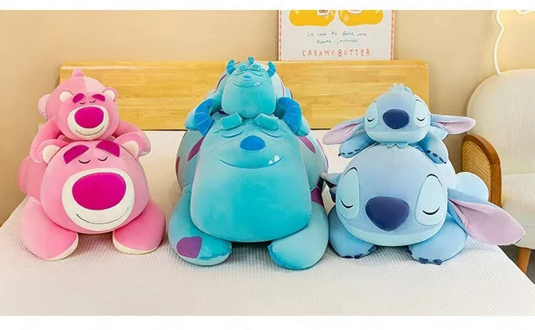 45-100CM Disney Lilo & Stitch Plush Toy Cute Monster Sullivan Stuffed Doll Anime Lotso Pillow Collection Souvenir Birthday Gift
