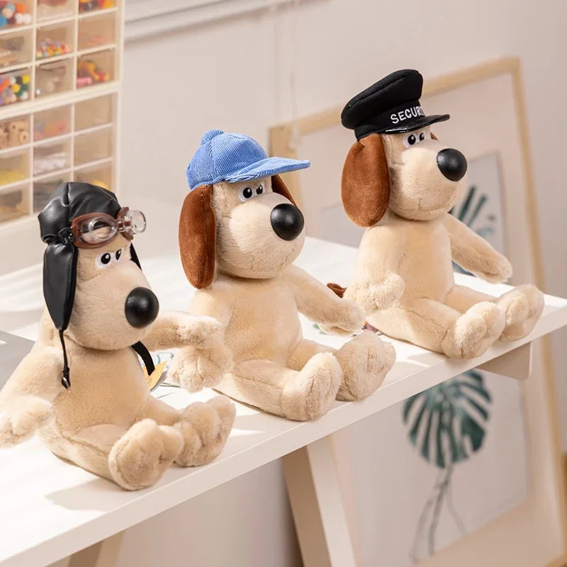 Cartoon Soft Wallace Gromit Plushies Black Penguin Stuffed Anime Cute Dog Stuffed Dolls Backpack Pendant Key Chain Cuddly Pillow