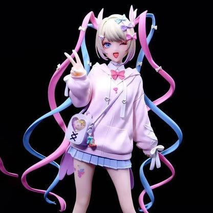 Hot Needy Streamer Overload Super Cute Angel-Chan Figure Action Doll Pretty Girl Anime Model Desktop Decor Fan Collection Gift