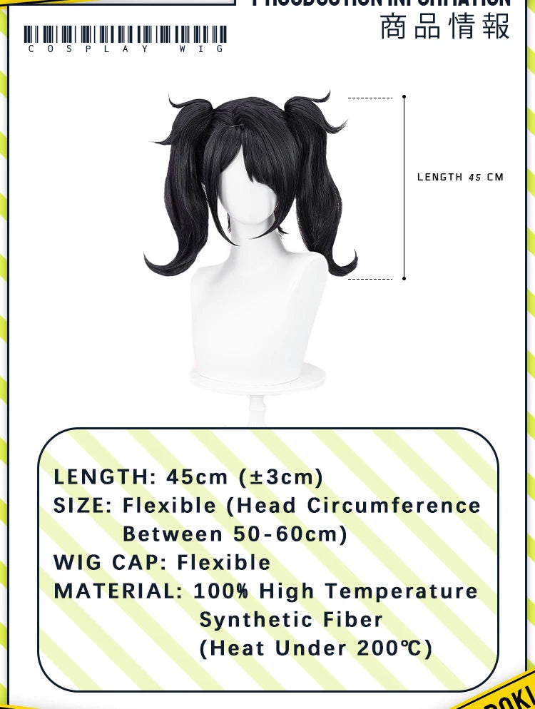 IN STOCK KAngel / Ame-chan Cospaly Wig Game NEEDY GIRL OVERDOSE Cosplay DokiDoki Halloween NEEDY GIRL OVERDOSE Cute Wig Free Cap