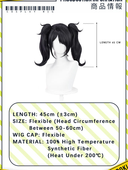 IN STOCK KAngel / Ame-chan Cospaly Wig Game NEEDY GIRL OVERDOSE Cosplay DokiDoki Halloween NEEDY GIRL OVERDOSE Cute Wig Free Cap