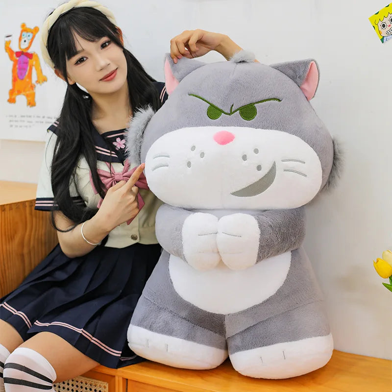 35/50/60cm Big Size Lucifer Disney Anime Plush Stuffed Doll Kawaii Room Decoration Plushie Children Pillow Ornament Holiday Gift