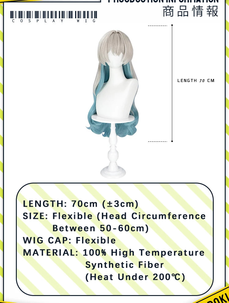 IN STOCK Firefly Cosplay Costume Game Honkai: Star Rail DokiDoki-SR HSR Female Cute Costume Outlet Firefly Cosplay Wig Halloween