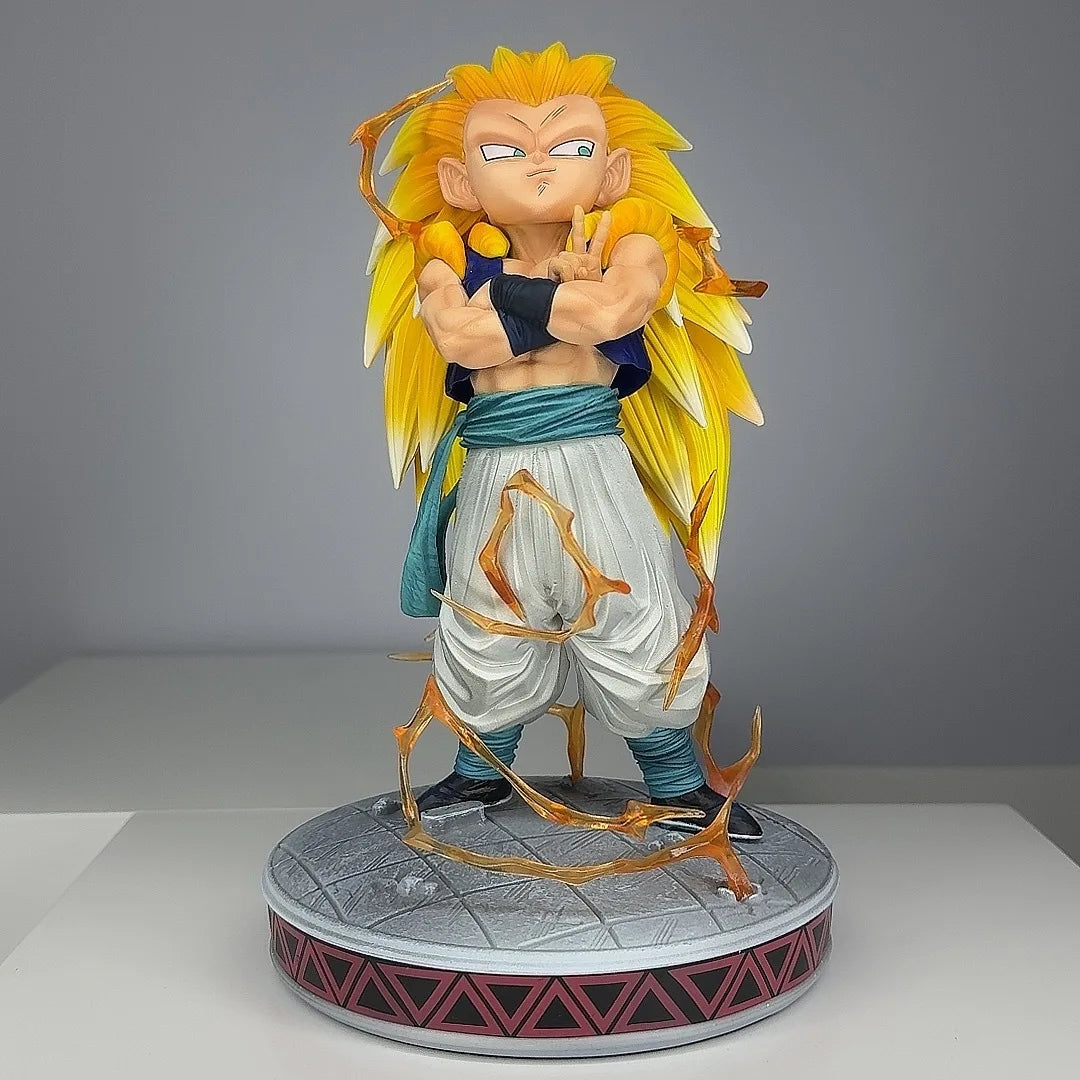Dragon Ball Z Figures Super Saiyan Gotenks Anime Figurine Ghost Squad Model Statue Doll Collection Decoration Kids Toys Gift