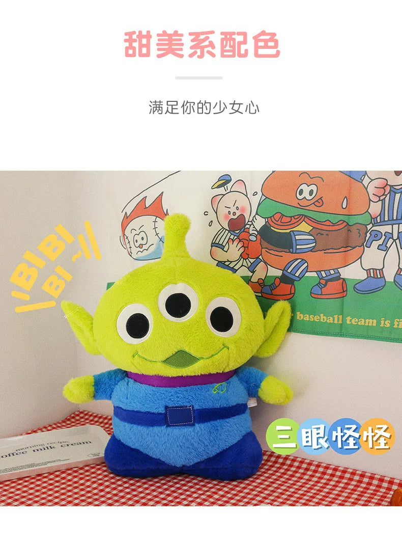 50/70/90cm Super Big Size Alien Disney Cartoon Anime Plush Stuffed Doll Cute Room Decorated Plushie Children Pillow Holiday Gift