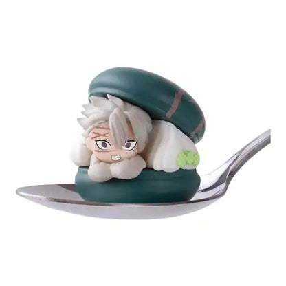 Demon Slayer Bandai Action Figures Model Rengoku Kyoujurou Kanroji Mitsuri Tokitou Muichirou Gashapon Macaron Styling Original