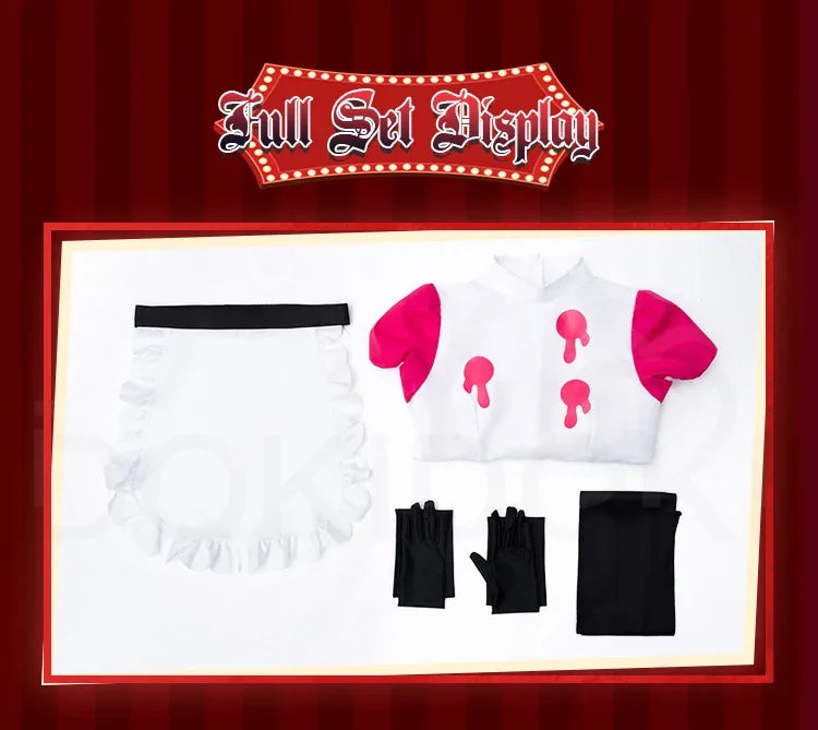 IN STOCK Alastor Lucifer Charlie Adam Cosplay Costume Anime DokiDoki-N【XS-3XL】 Halloween Costume Lucifer Cosplay Plus Size