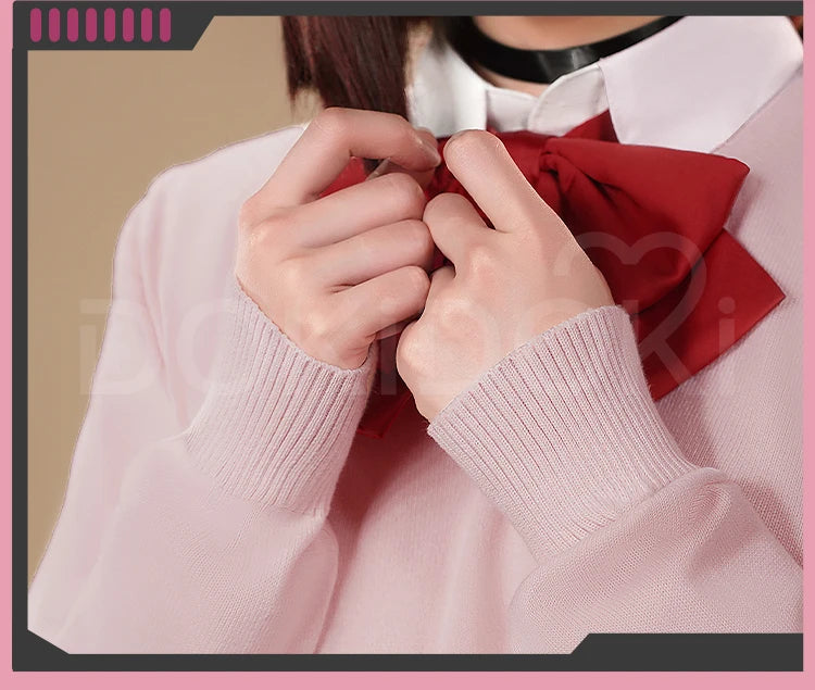 IN STOCK Ayase Momo Cosplay Costume Anime Dandadan DokiDoki-SR Women Uniform JK DAN DA DAN Momo Ayase Okarun Costume Halloween