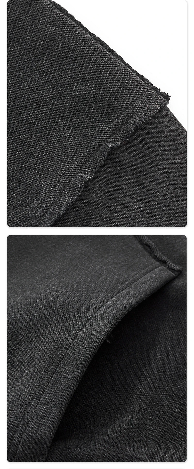 ZODF Retro Winter Men Washed 100% Cotton Boxy Hoodies Unisex Loose Fit Distressed Hooded Pullovers Coats Brand Outfits HY0048