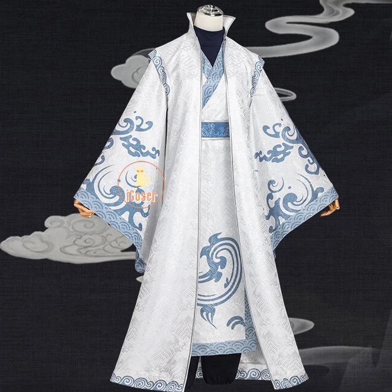 Anime Movies Nezha Aobing Cosplay Costume Wig Hanfu Uniform Horns Sticker Ao Bing Ancient Clothing Ne Zha 2 Halloween Women Men