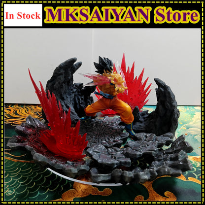 DBZ Son Goku Kamehameha Anime Figure Toys PVC Model Collection Dragon Ball Z DIY Effects Action Figurine Gift