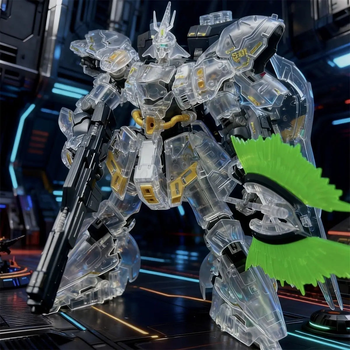 【New product】SIHAI MODEL RG 1:144 Color Transparent Version SAZABI Assembly Model High Quality Collectible Action Figure Model