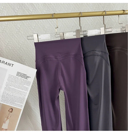 The Codex Women’s High-Waisted Flared Yoga Pants Comfortable Pilates Running Leggings Stylish Gym Trousers