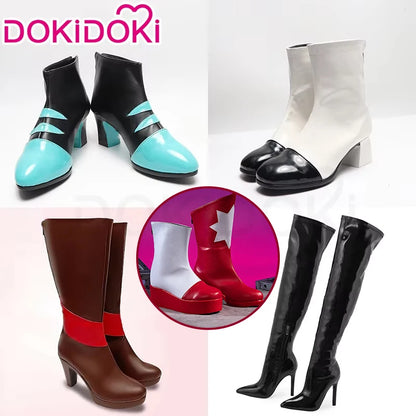 Alastor/Vox/Angel/Charlie Morningstar Cherri Bombb Shoes Cosplay Anime DokiDoki Alastor Charlie Cosplay Shoes Vox Angel Boots