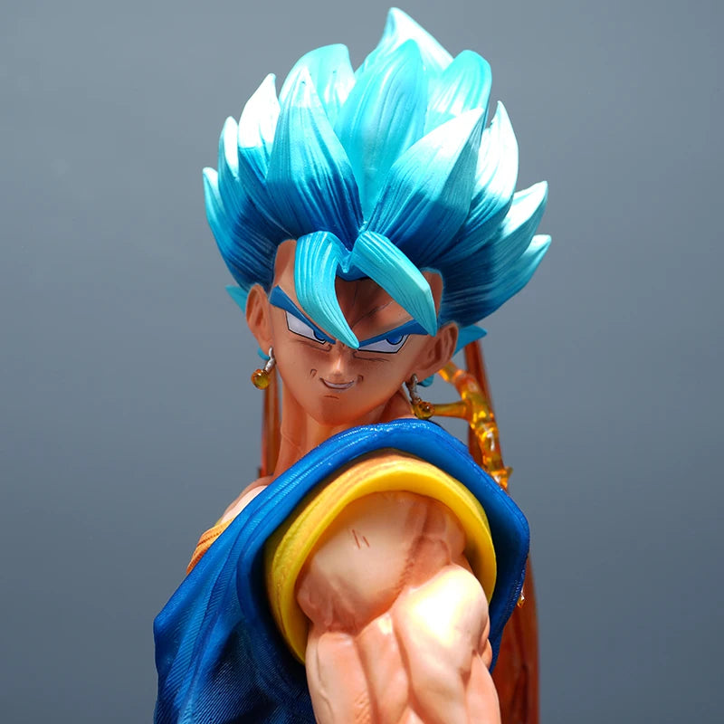 38cm Dragon Ball Yun Qi Vegetto 2.0 Anime Figure 3-Headed Model Statue Collection Desktop Decoration Fans Toys