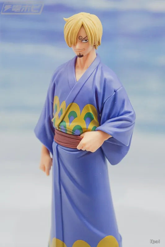 Anime One Piece DXF Figure Wanno Country 17cm Roronoa Zoro Model Toy Decoration Collection Children Birthday Gift