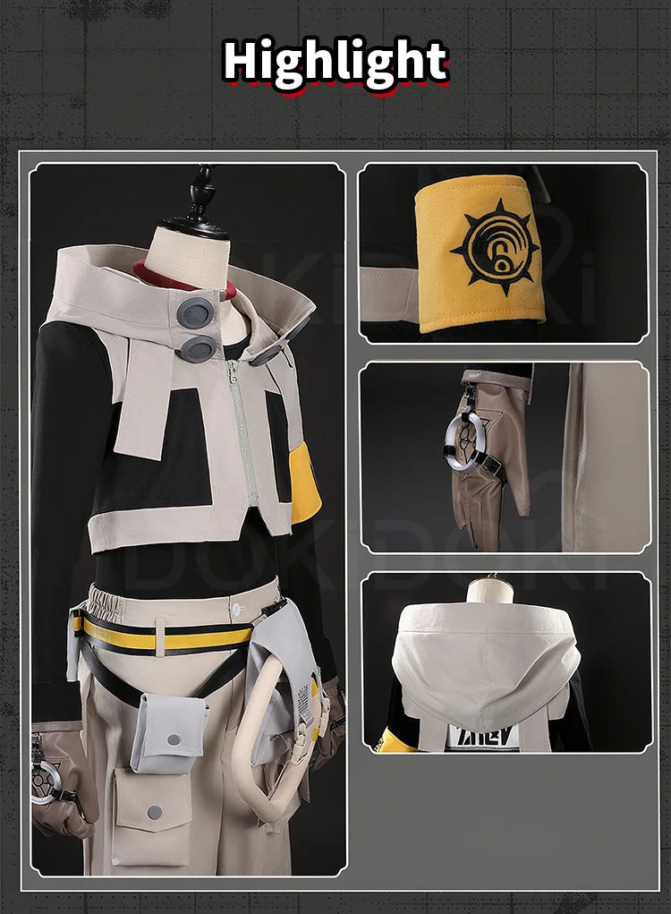 Riyo Rudo Cosplay Anime Gachiakuta【XS-3XL】DokiDoki-R Women Men Costume Rudo Surebrec Li Glaze Riyo Cosplay Wig Plus Size