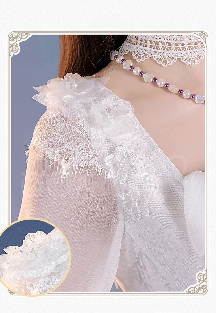 Mist Rose Xavier MC Cosplay Costume Love and Deepspace DokiDoki-R Protagonist Spring and Flowers Halloween