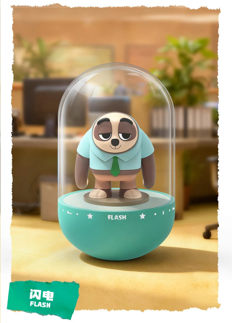 52TOYS Zootopia Nick Judy Night Light 9cm PVC Model