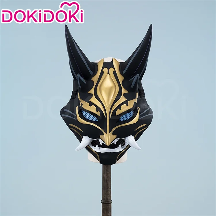 IN STOCK Xiao Mask Cosplay Props Game Genshin Impact Cosplay DokiDoki Men Halloween Mask Xiao Cosplay Accessory