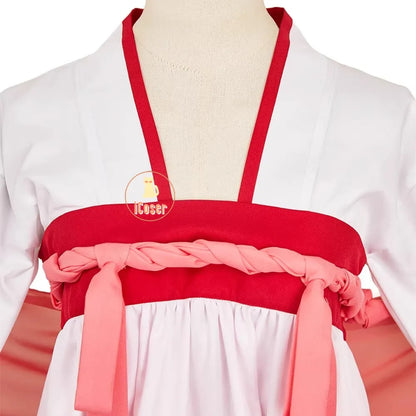 iCoser Anime The Apothecary Diaries Maomao Cosplay Costume Red Pink Dress Kusuriya No Hitorigoto Halloween Party for Women Girls