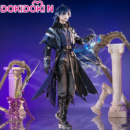 IN STOCK Flins Cosplay Costume Game Genshin Impact【S-3XL】DokiDoki-N Kyrll Chudomirovich Flins Men Halloween Costume Plus Size