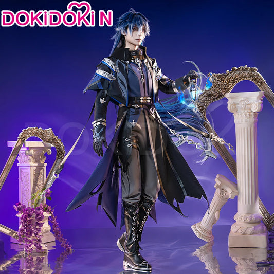 IN STOCK Flins Cosplay Costume Game Genshin Impact【S-3XL】DokiDoki-N Kyrll Chudomirovich Flins Men Halloween Costume Plus Size
