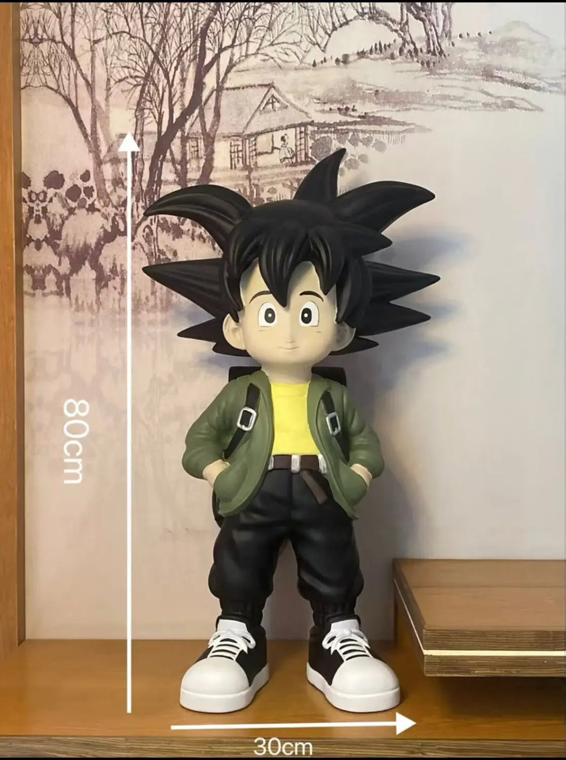 Dragon Ball Anime Figurine 80CM Action Figure Large Garage Kit Cartoon Wukong GK Resin Model Children's Toys Collection Gift