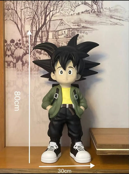 Dragon Ball Anime Figurine 80CM Action Figure Large Garage Kit Cartoon Wukong GK Resin Model Children's Toys Collection Gift