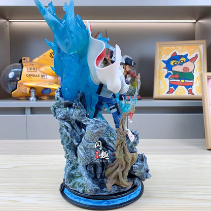 Naruto Anime Figure GK Hatake Kakashi 37cm Action Figure PVC Cartoon Characters Desktop Ornaments Friends Birthday Gifts Toys