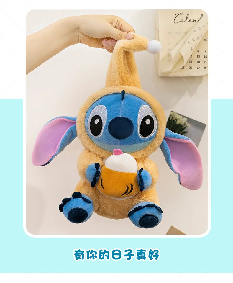 80cm Super Big Size Stitch Disney Anime Plush Stuffed Doll Lilo & Stitch Plushies Room Decorates Children's Pillow Holiday Gifts