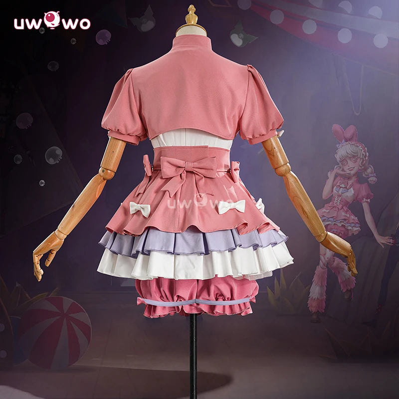 UWOWO Collab series: Game Identity Crossover II Cheerleader Cosplay Costume Pink Costume