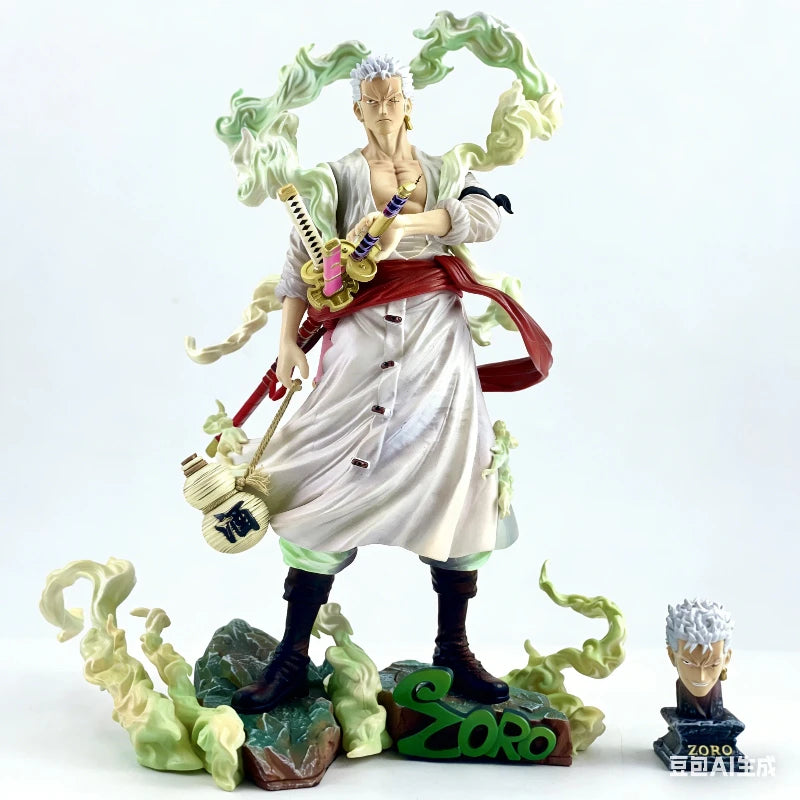 Bandai One Piece Nika Sanji Nika Zoro 28cm PVC Model
