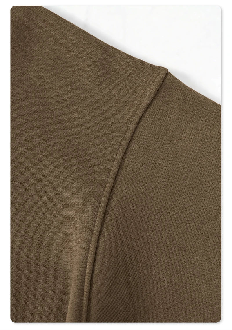 ZODF New 2024 Autumn Winter Men 345gsm Fleece Hoodies Unisex Women Relax Fit Warm Solid Hooded Pullovers Sweatshirts HY0863