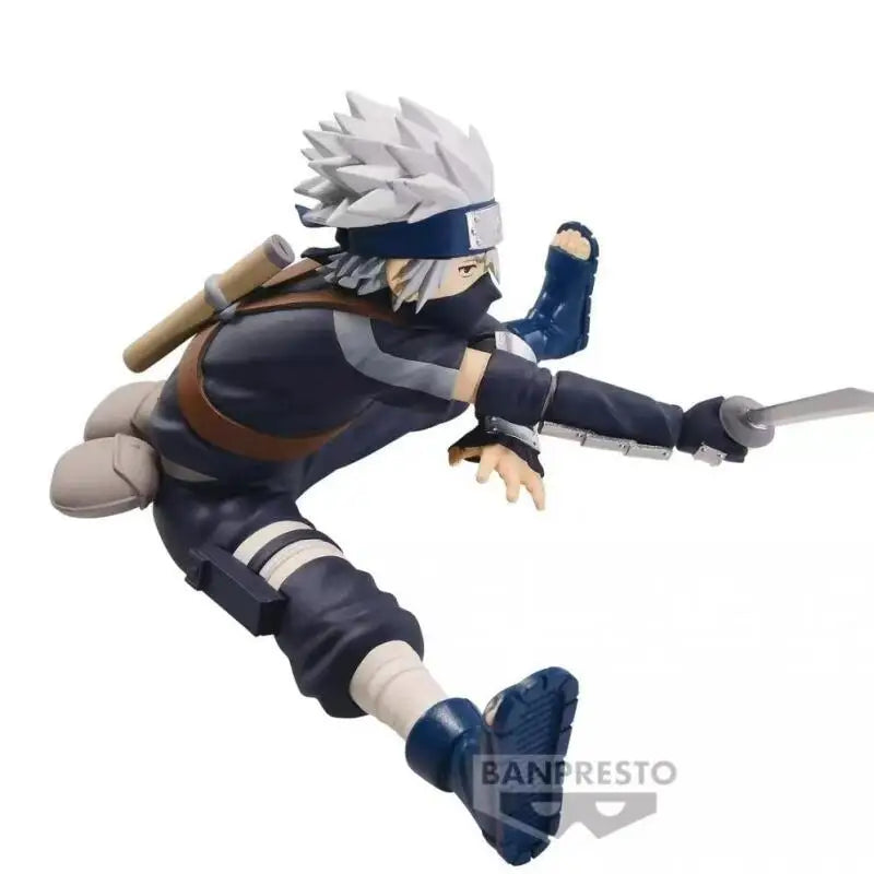 Bandai In Stock Naruto Banpresto Vibration Stars Hatake Kakashi Uchiha Obito Action Anime Model Boxed Toys Figure Gifts