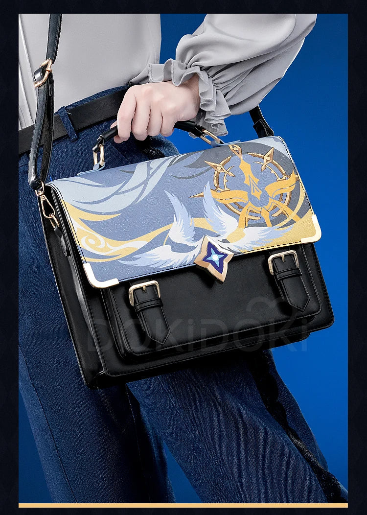 Sunday Elysia Doujin Bag Game Honkai Star Rail DokiDoki Sunday Cosplay Props School Bag HSR Itabag Halloween