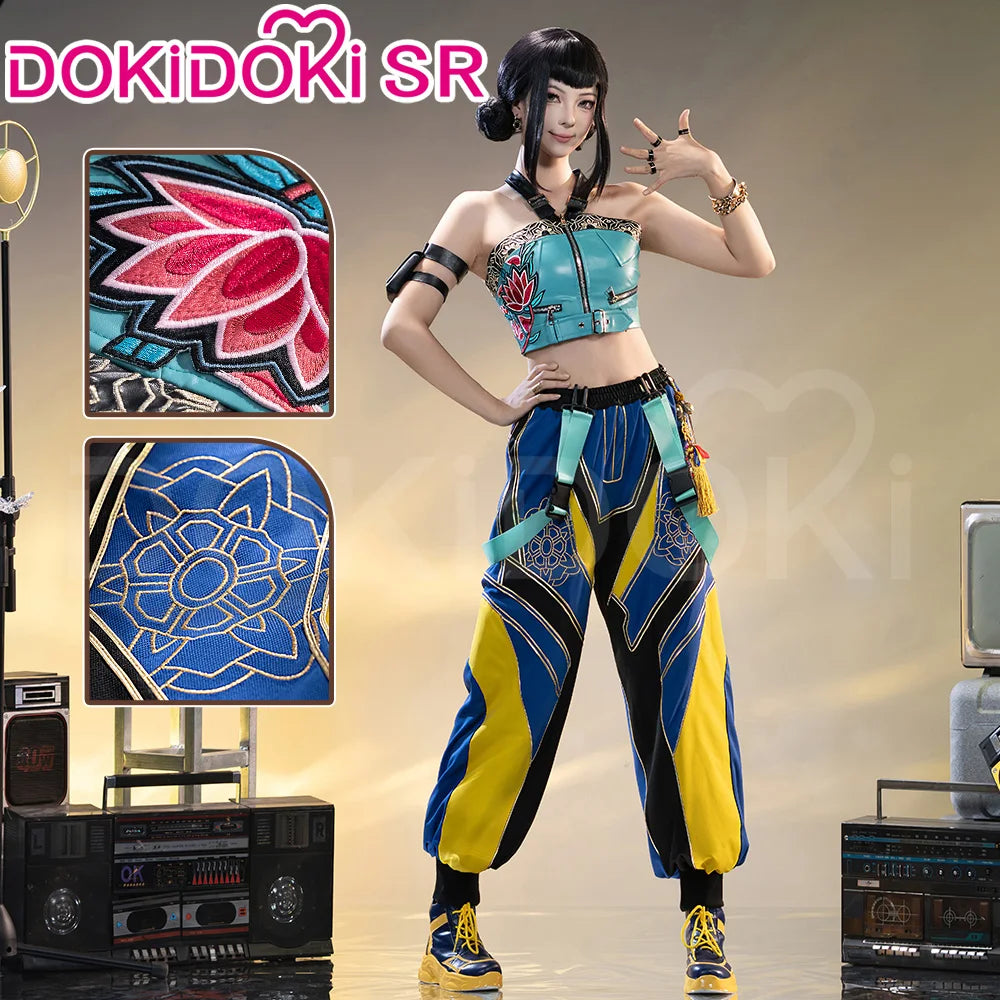 【Last Batch】Rumii Miraa Zoeyy Cosplay Costume Demon【XS-3XL】DokiDoki-SR Yellow Costume Zoeyy Rumii Cosplay Plus Size