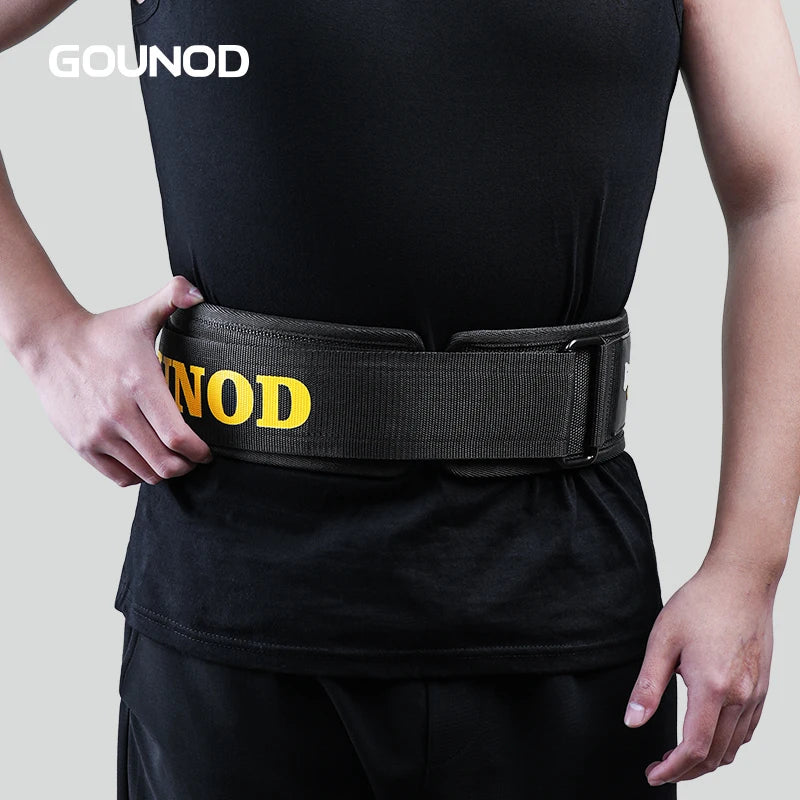 Gounod Weight Lifting Belt for Squats Deadlifts Powerlifting Fitness Support Men Women