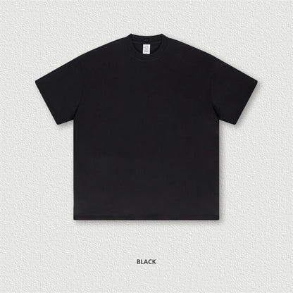 ZODF 2025 Heavy-Weight 425gsm 100% Cotton T-Shirts For Men Unisex Summer Oversized O-Neck Basic Solid T Shirt Brand Tees HY0485