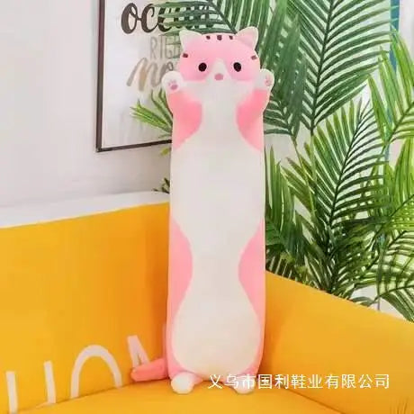 New Long Cat Plush Pillow Wings Colorful Sofa Pillow Bed Pillow Doll Plush Toy Doll Children's Birthday Christmas Gift