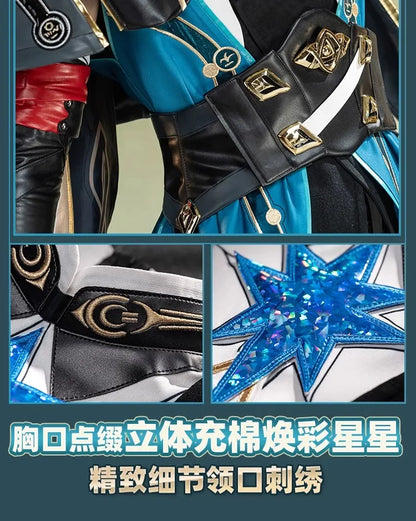 Honkai Star Rail Anaxa Cosplay Costume Wig Uniform Outfit Anaxagoras Grove of Epiphany Amphoreus Halloween Women Men Carnival