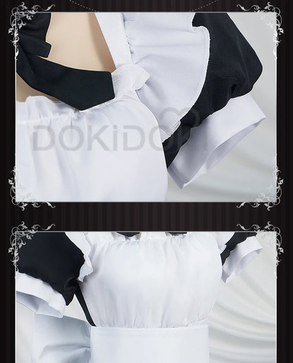 Gotou Hitori Cosplay Anime Bocchi the Rock! 【S-2XL】DokiDoki Cute Maid Uniform Dress Gotou Hitori Women Cosplay Costume Plus Size