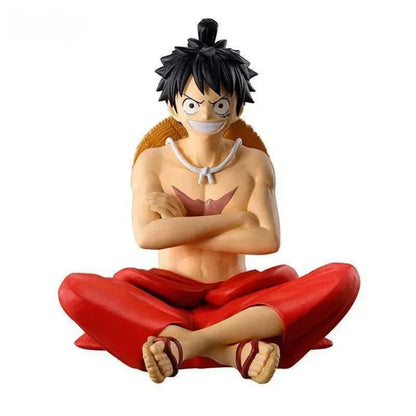 Bandai Original Spot Goods Anime One Piece Gashapon Land of Wano Luffy Yamato Sitting Action Figure Model Toys Gift
