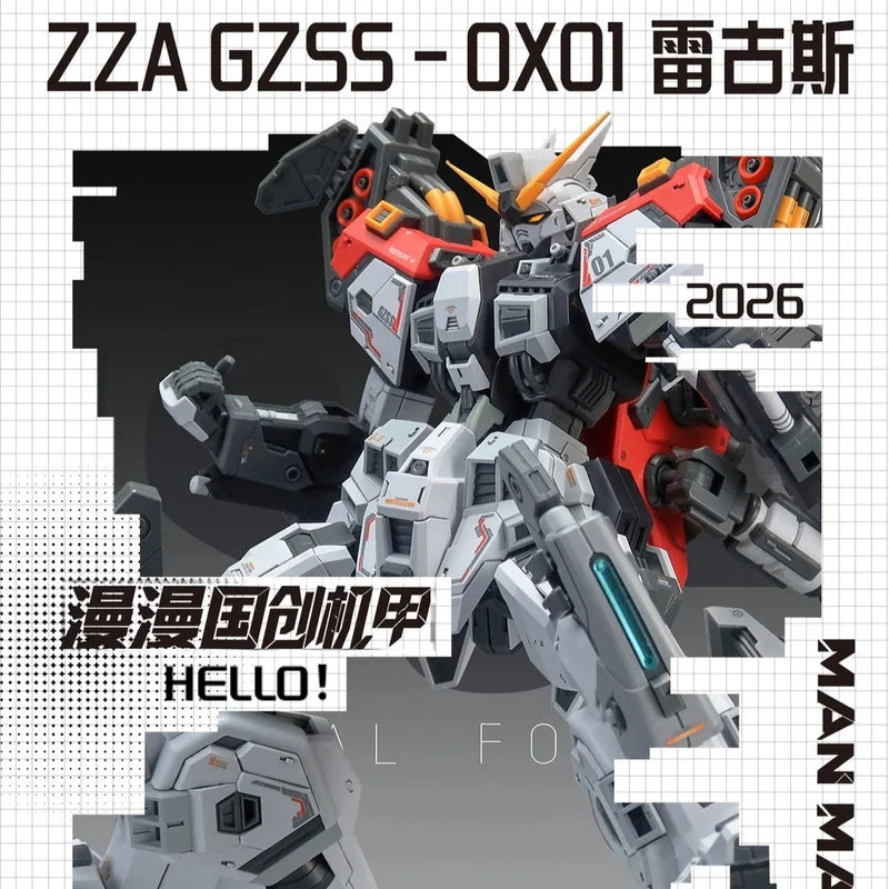 ZZA REGUS GZSS-OX-001 Captain Mobile Suit Assembly Plastic Model Kit Collectible Mecha Figure for Hobby Enthusiasts