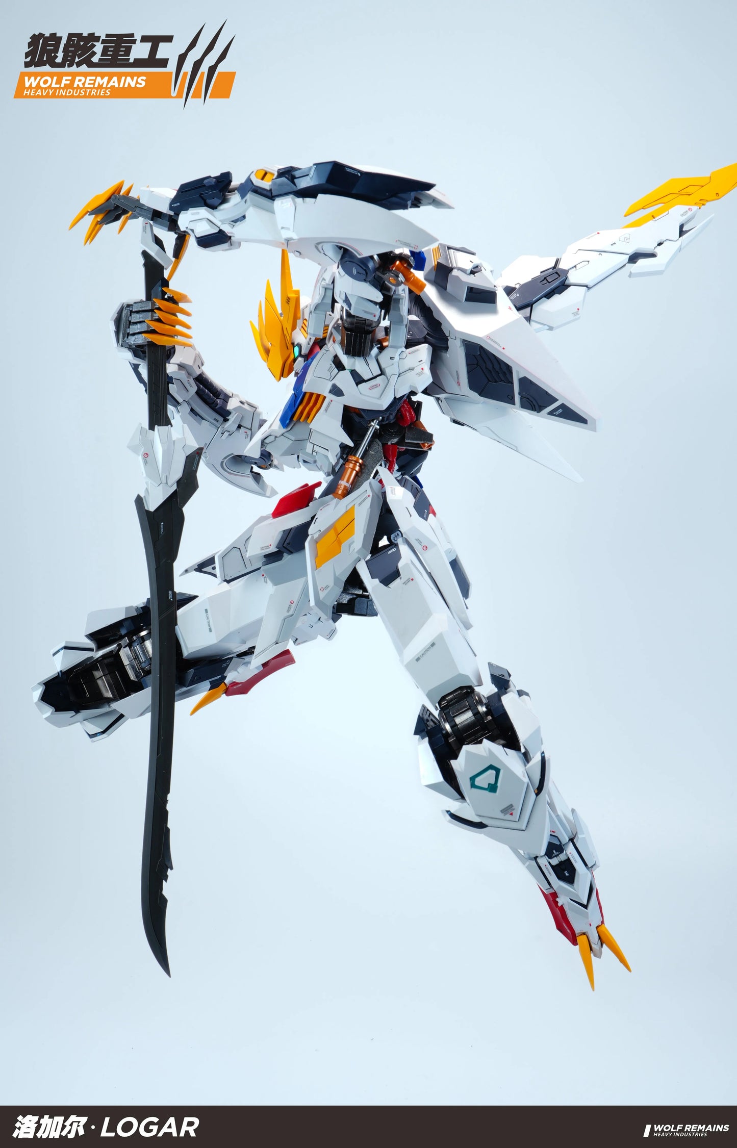 WOLF REMAINS HEAVY INDUSTRIES 1/60 PG Wolf King Barbatos Head Light Cluster Assembly Model Kit Collectible Toy Gift