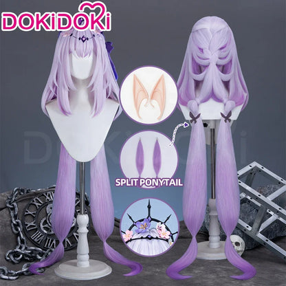 IN STOCK Castorice Hyacine Wig Game Honkai: Star Rail DokiDoki Halloween 100cm Long Hair Castorice Cosplay Headwear Free Cap