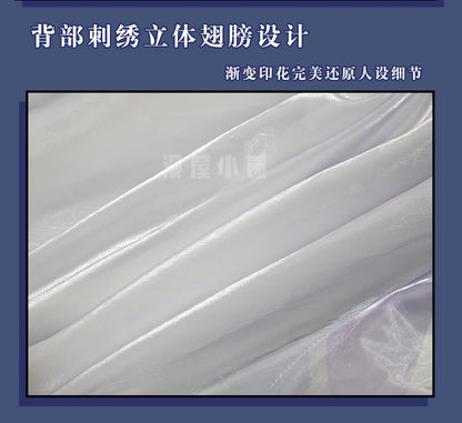 Genshin Impact Columbina Cosplay Costume Wig The Damselette Dress Uniform Eleven Fatui Harbingers Halloween Party for Women Girl